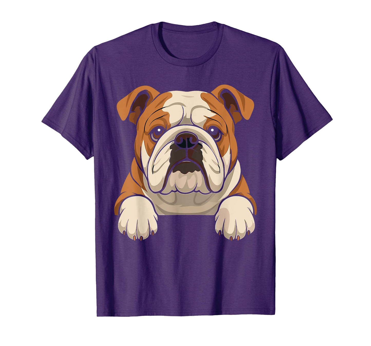 Funny English Bulldog Dog Lover Pocket T-Shirt