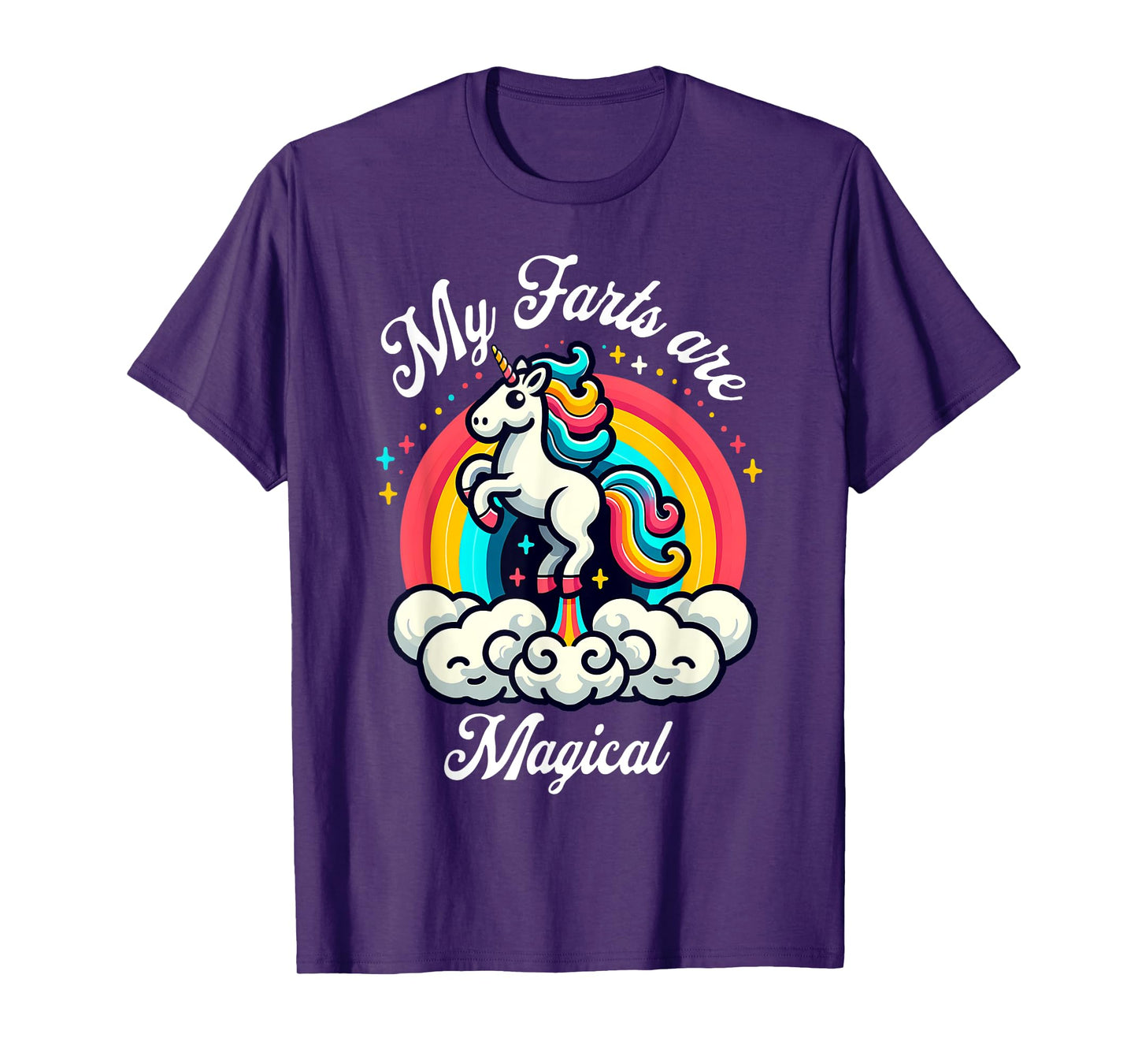 My Farts Are Magical Unicorn Rainbow Funny Farting Unicorn T-Shirt