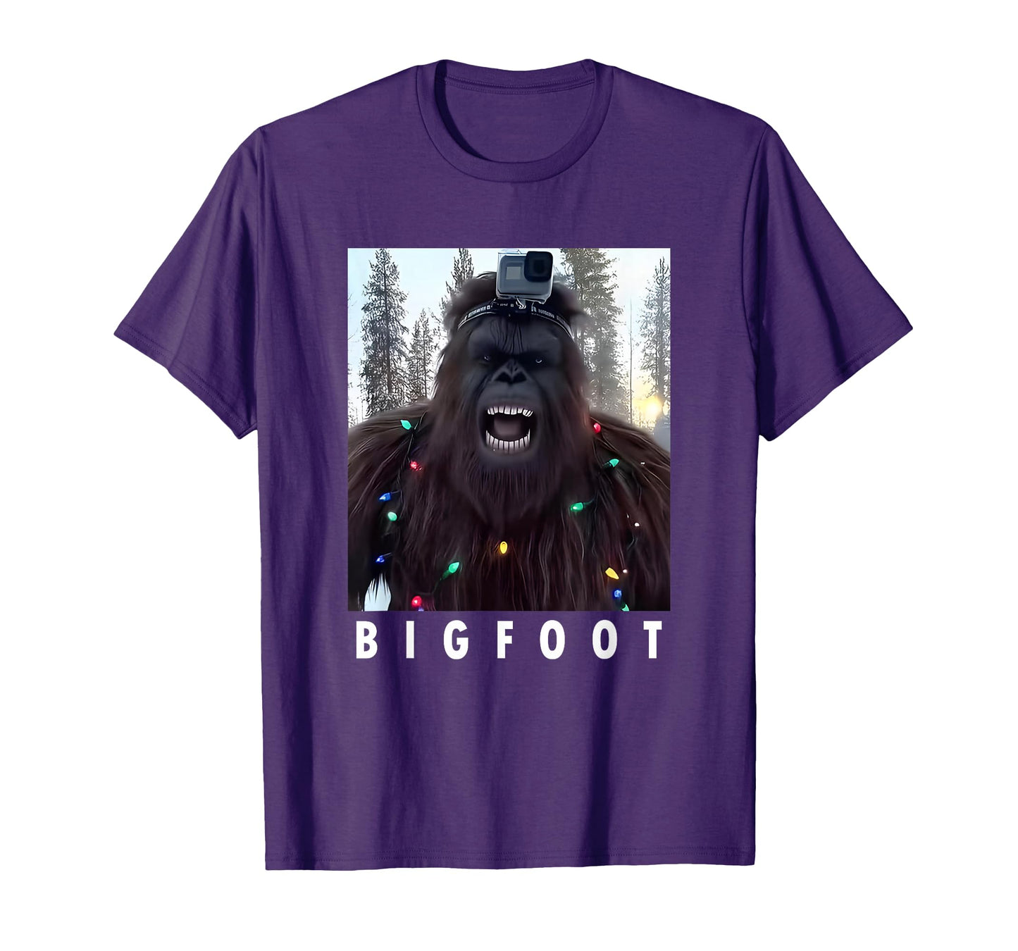 Bigfoot Funny Sasquatch Bigfoot Vlogs for Hikers T-Shirt