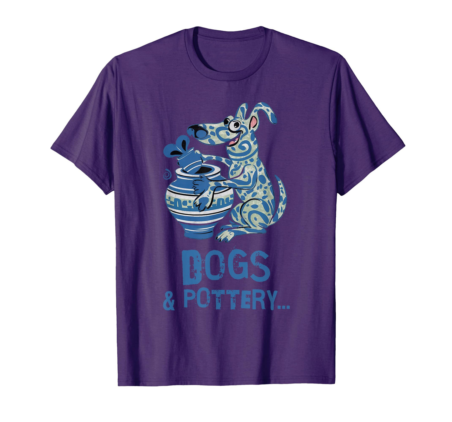 Dogs and Pottery Funny Dog Potter Art T-Shirt for Men Women Girls Kids