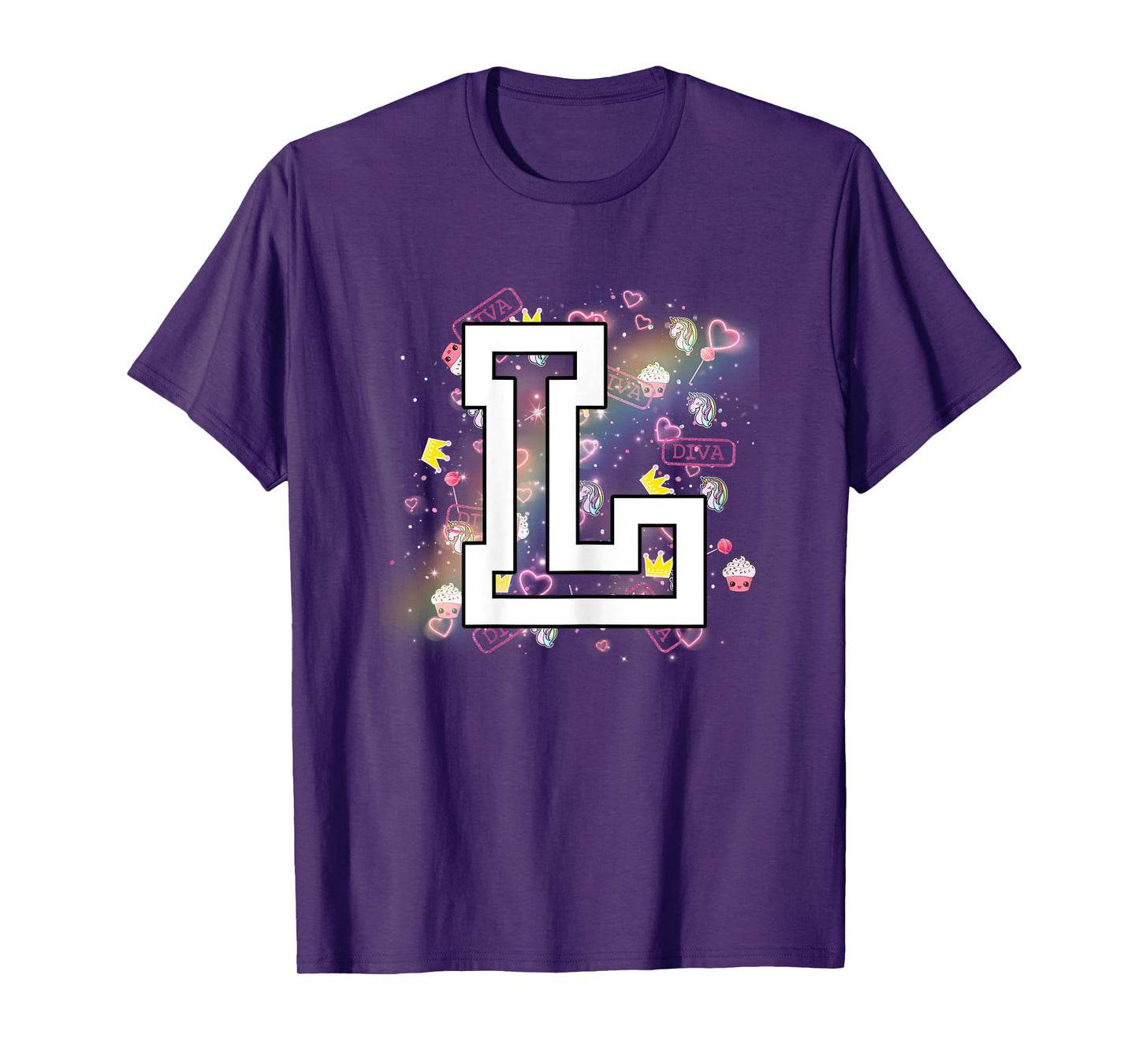 Kids Letter L Clothing For a Girl Who's Name Starts With L T-Shirt