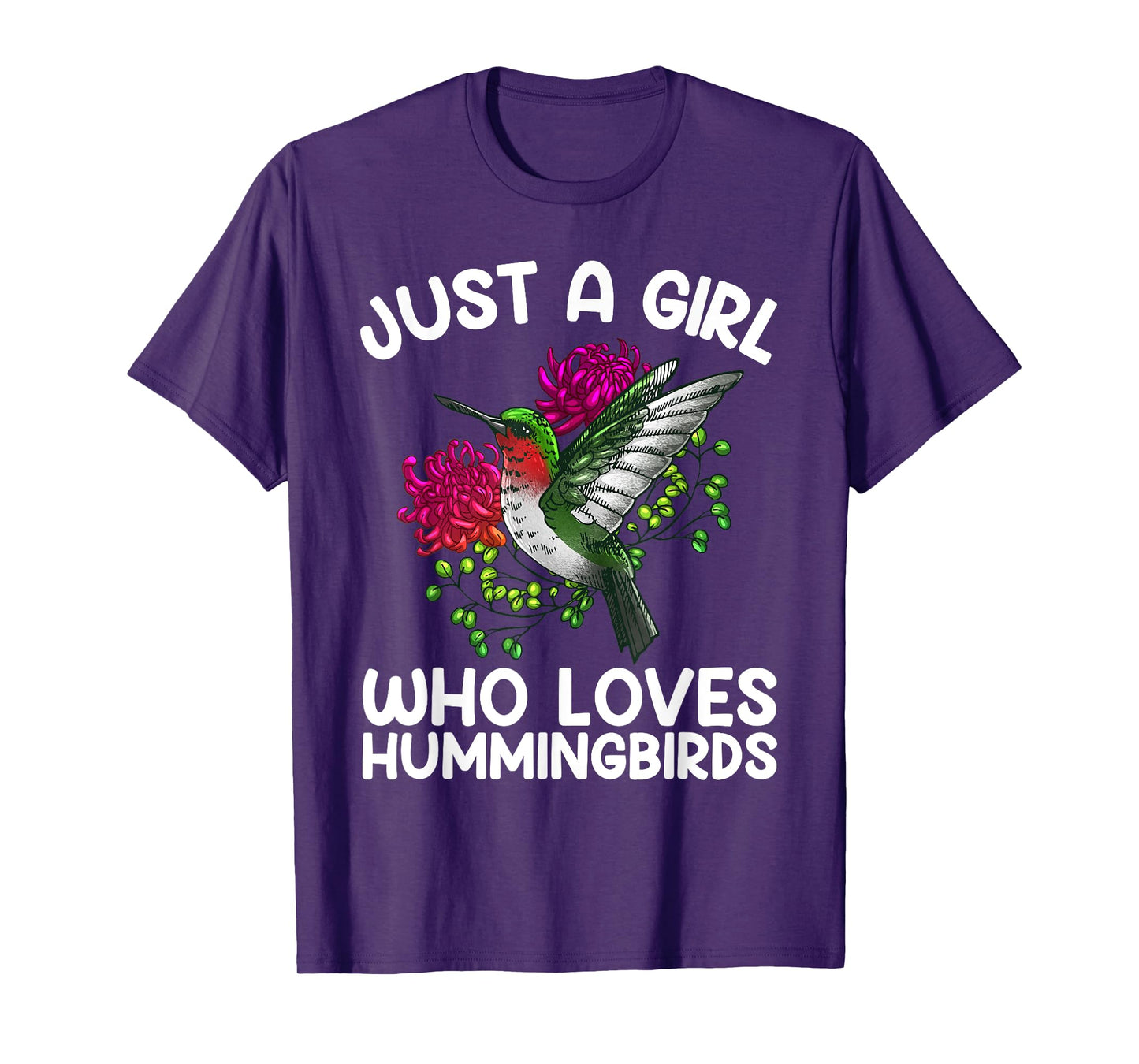 Cool Hummingbird For Women Girl Tropical Bird Watcher Birder T-Shirt