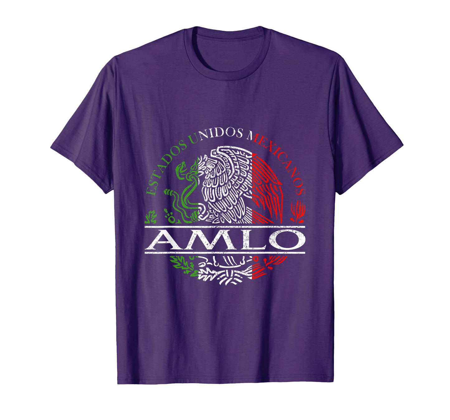 AMLO Aguila Mexicana Tricolor Mexican Eagle T-Shirt