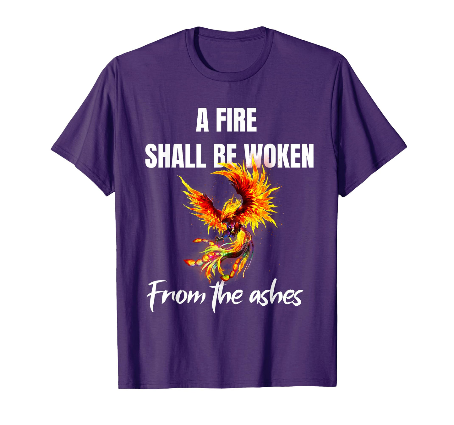 Phoenix Rising Quote Rise from the Ashes Rebirth Symbol T-Shirt