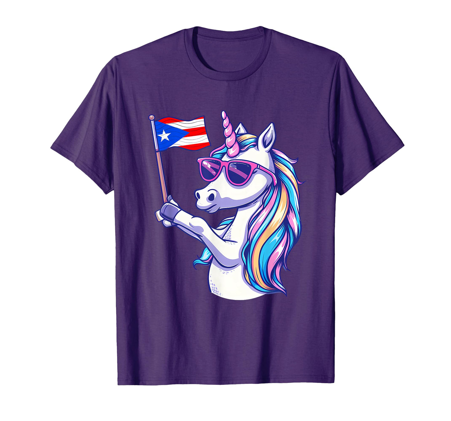 Puerto Rico Unicorn Puerto Rican Roots Puerto Rican Pride T-Shirt