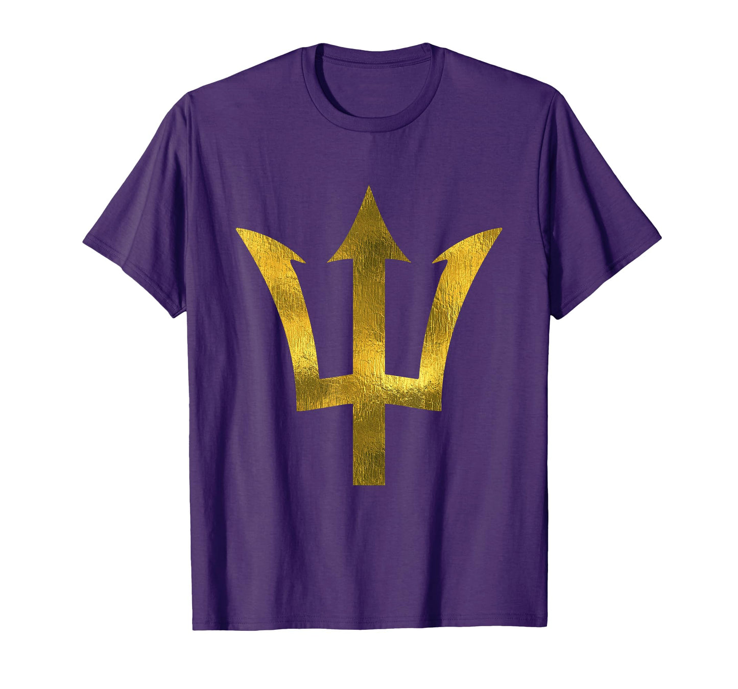 Bajan t shirt Barbados tees est 1966 gold trident T-Shirt