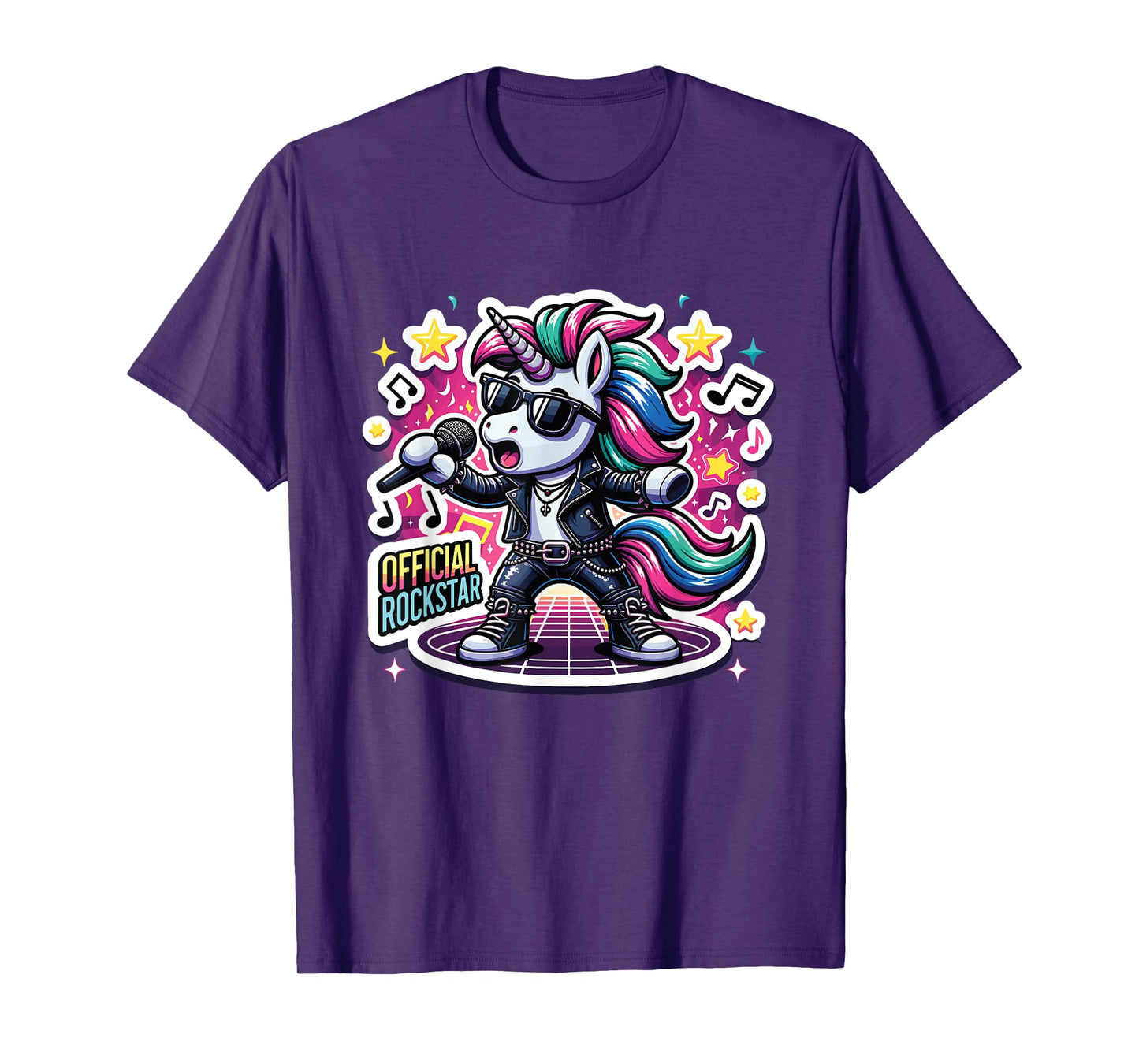 Funny unicorn Singer Rockstar Band official rockstar T-Shirt