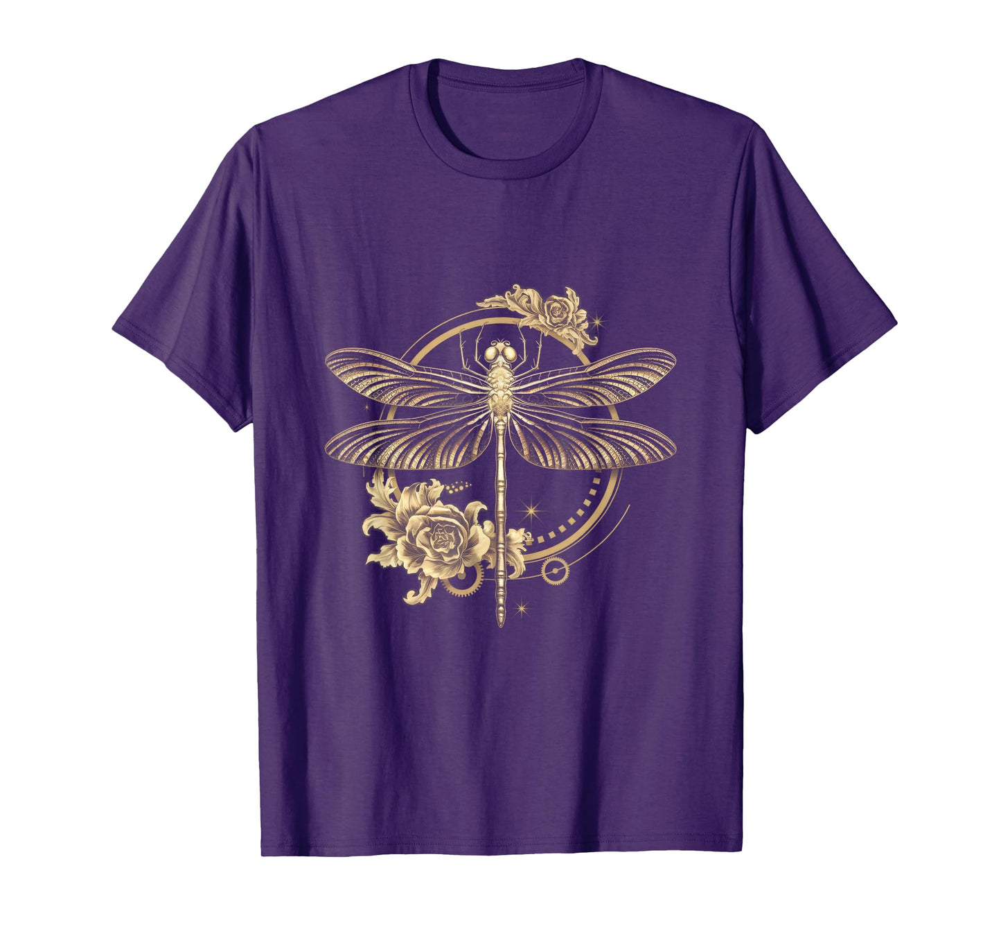 Art Nouveau Dragonfly Elegant Steampunk T-Shirt