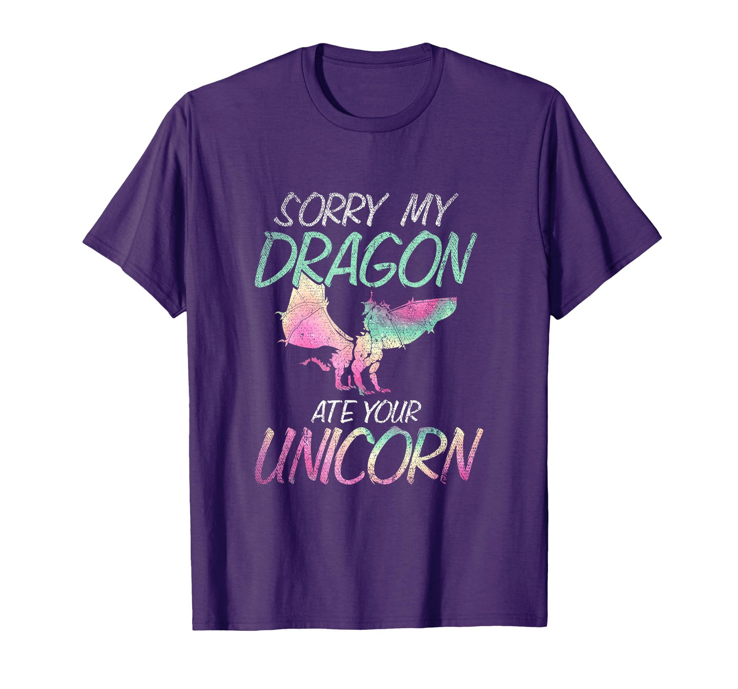 Sorry My Dragon Ate Your Unicorn Dragon T-Shirt