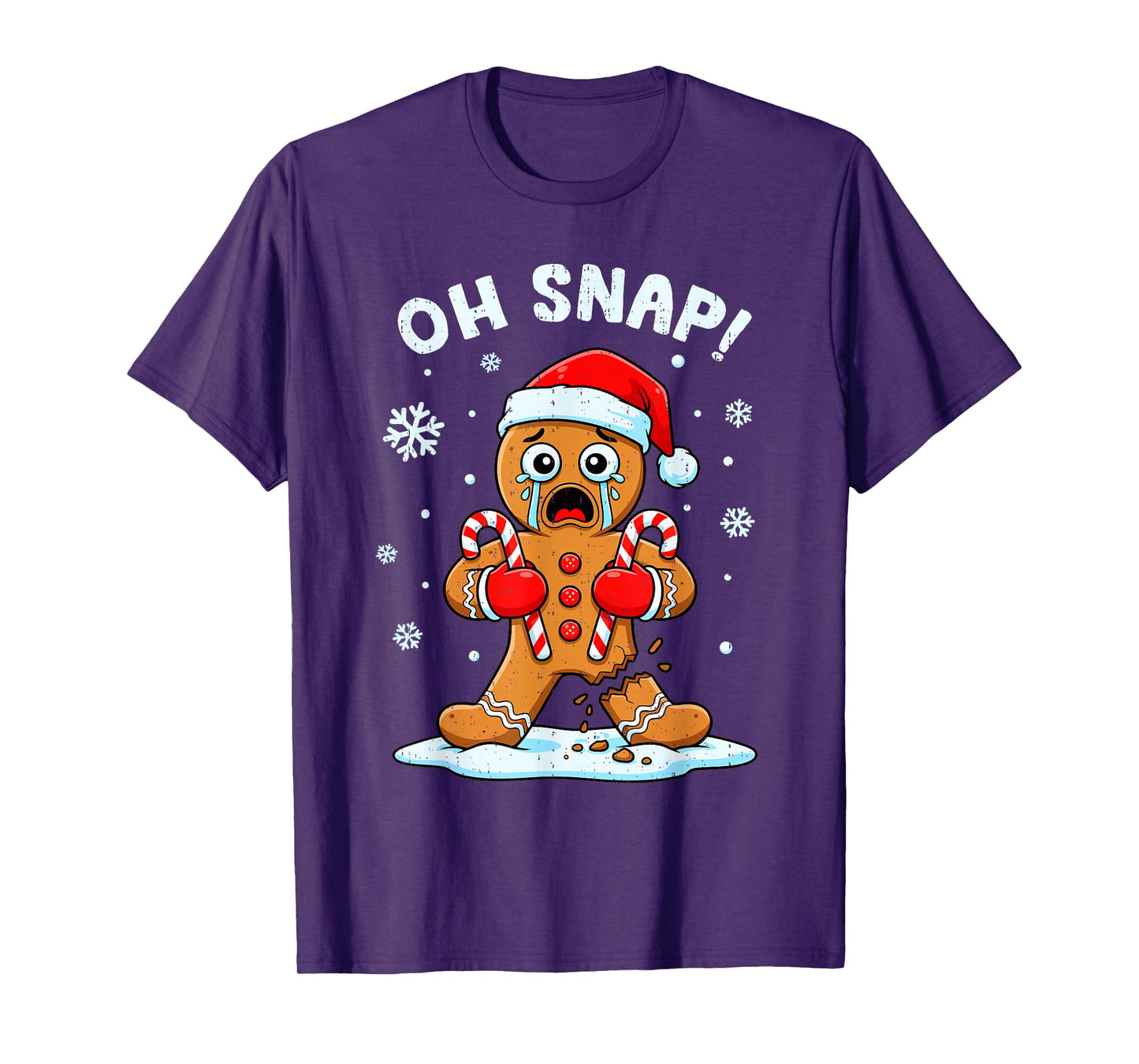 Oh Snap Gingerbread Christmas Xmas Cookie Baking Holiday T-Shirt