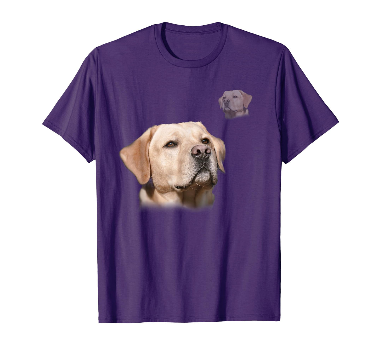 Labrador School Photo T Shirt Funny Yellow Lab Tshirt T-Shirt