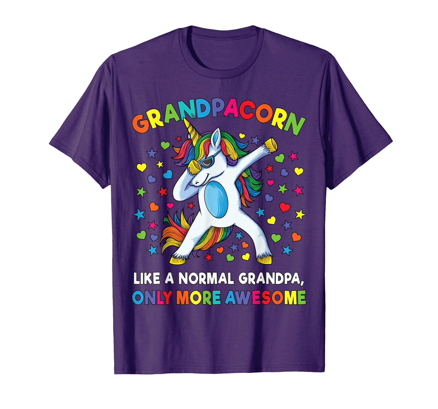 Grandpa Unicorn Boys Party Gift T-Shirt