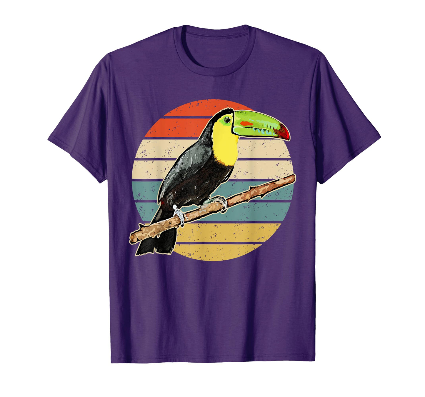 Retro Toucan Vintage Distressed Style Toucan T-Shirt