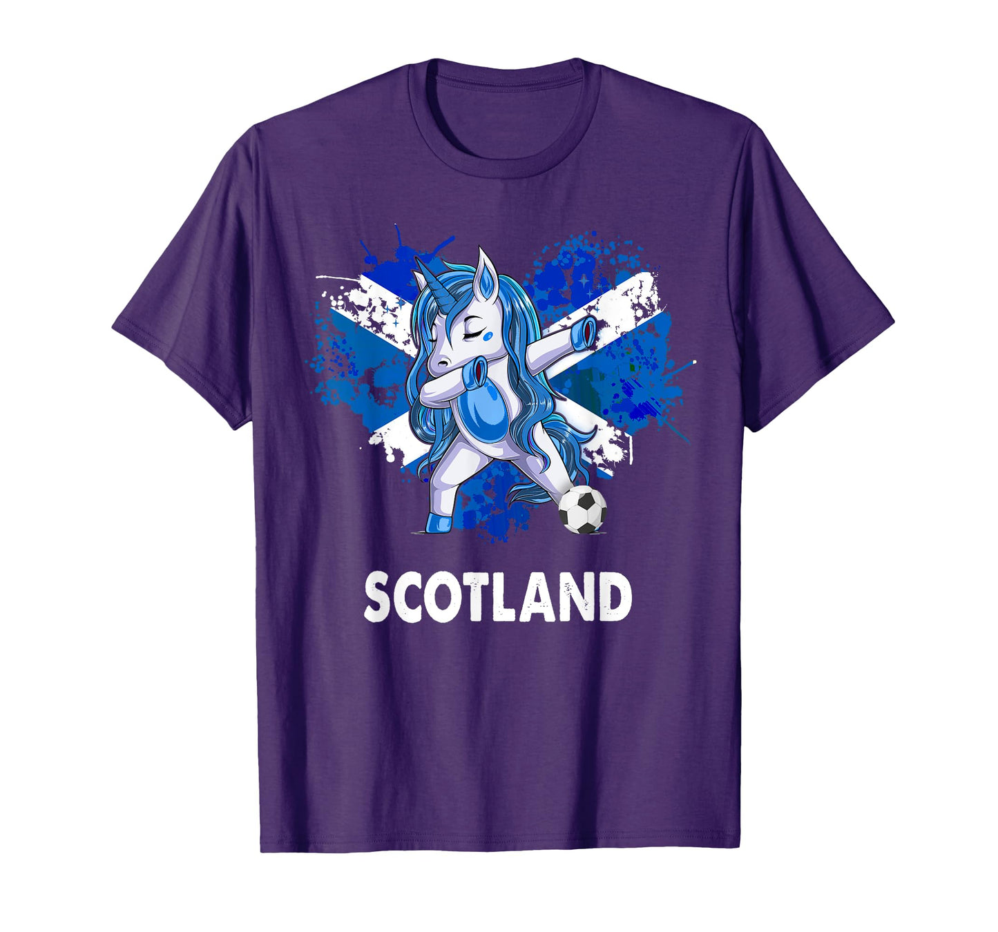 Unicorn Scottish Flag For Kids & Scottish Expats In Scotland T-Shirt
