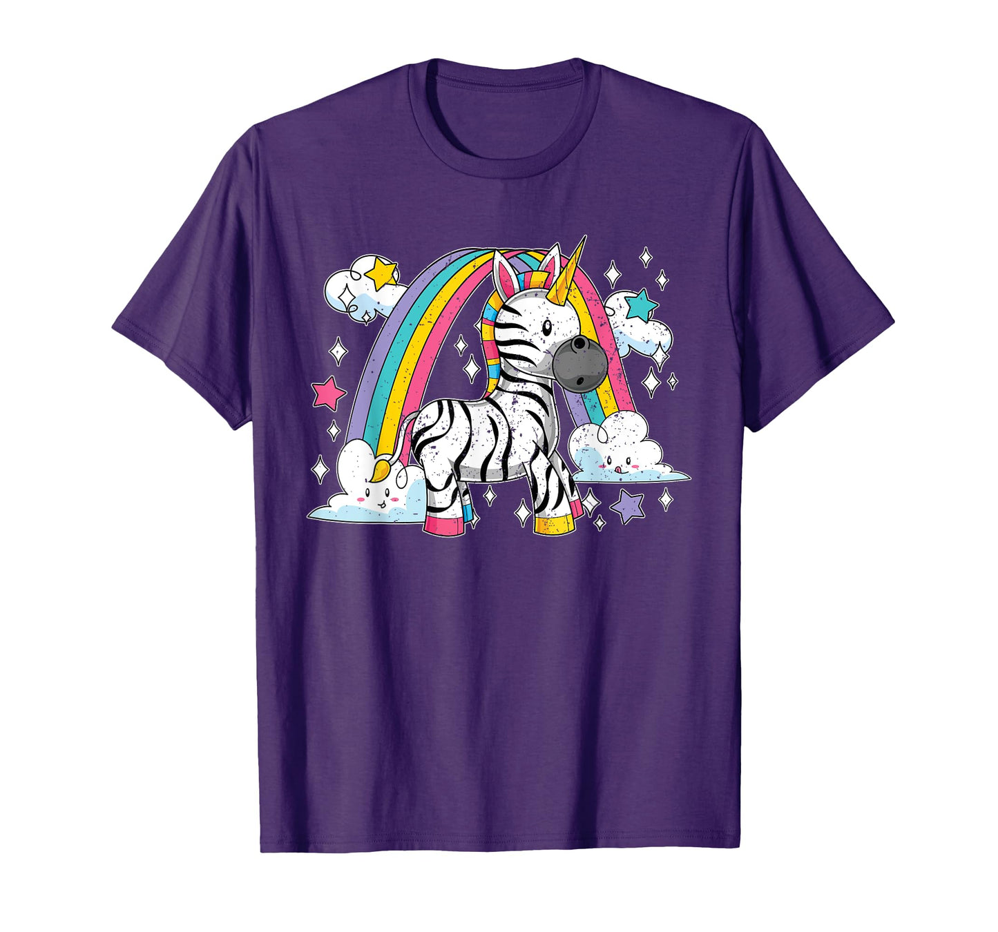 Africa Animal Zebracorn Rainbow Fairytale Zebra Unicorn T-Shirt