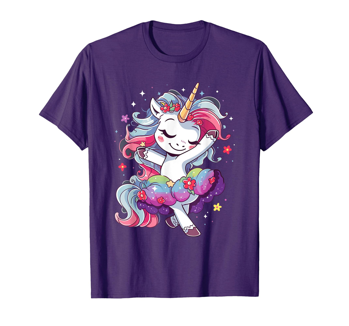 Ballet Dancer Unicorn Outfit Ballerina Dance For Girls T-Shirt