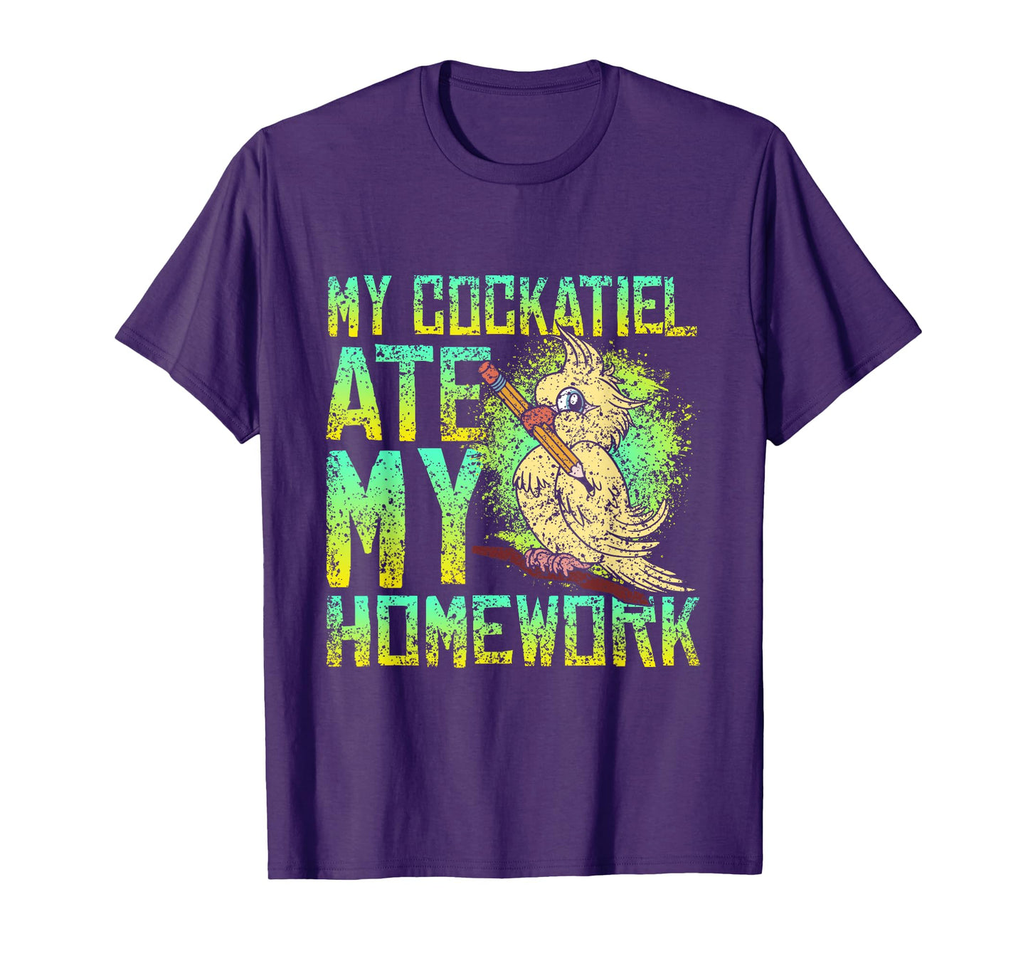 Lover Cockatiels Pets Cockatiel Birds Unisex-Child T-Shirt, Black, Small, Short Sleeve, Crew Neck, Classic Fit, Cockatiel Print, Humor, Holiday, Pet-Themed, All Seasons
