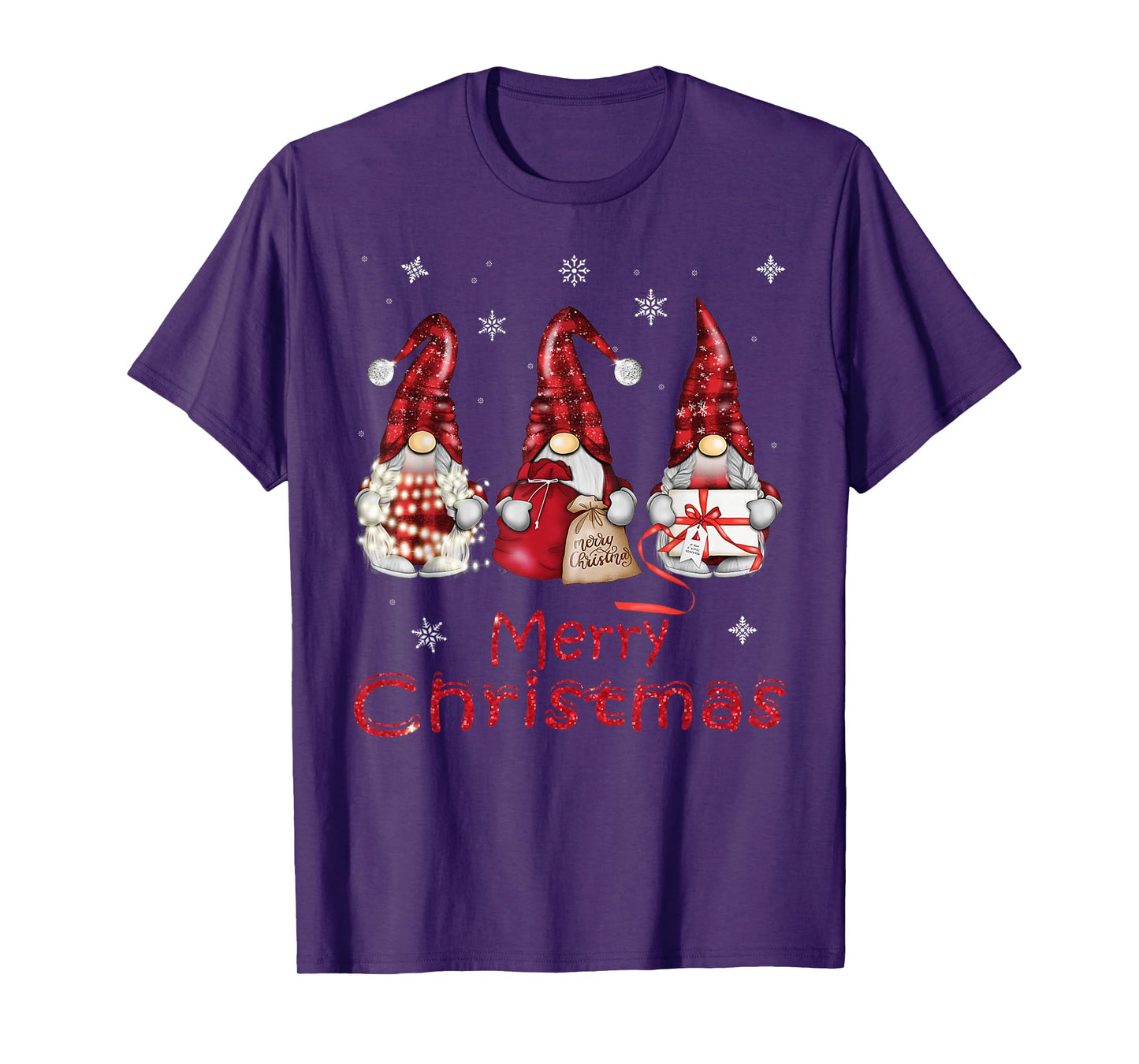 Gnomes Xmas Shirts Merry Christmas Men Women Kids T-Shirt