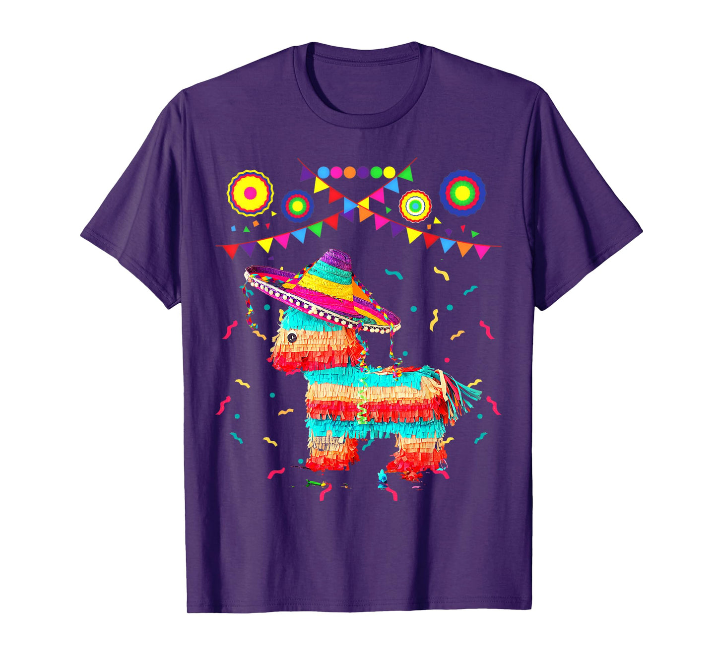 Funny Donkey Unicorn Birthday Pinata Fiesta Cinco de Mayo T-Shirt