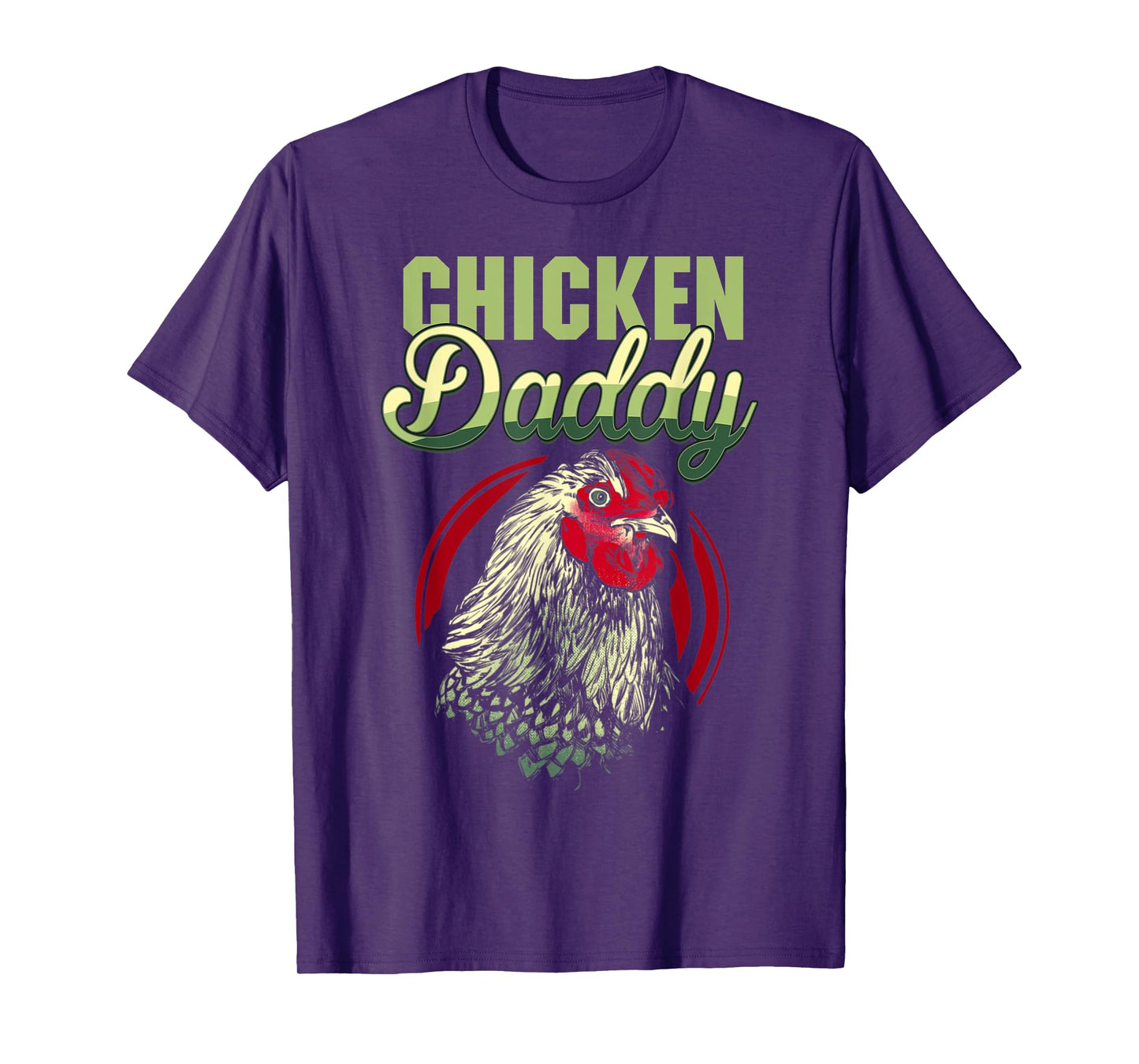Chicken Daddy Chicken Dad Farmer Funny Father's Day T-Shirt