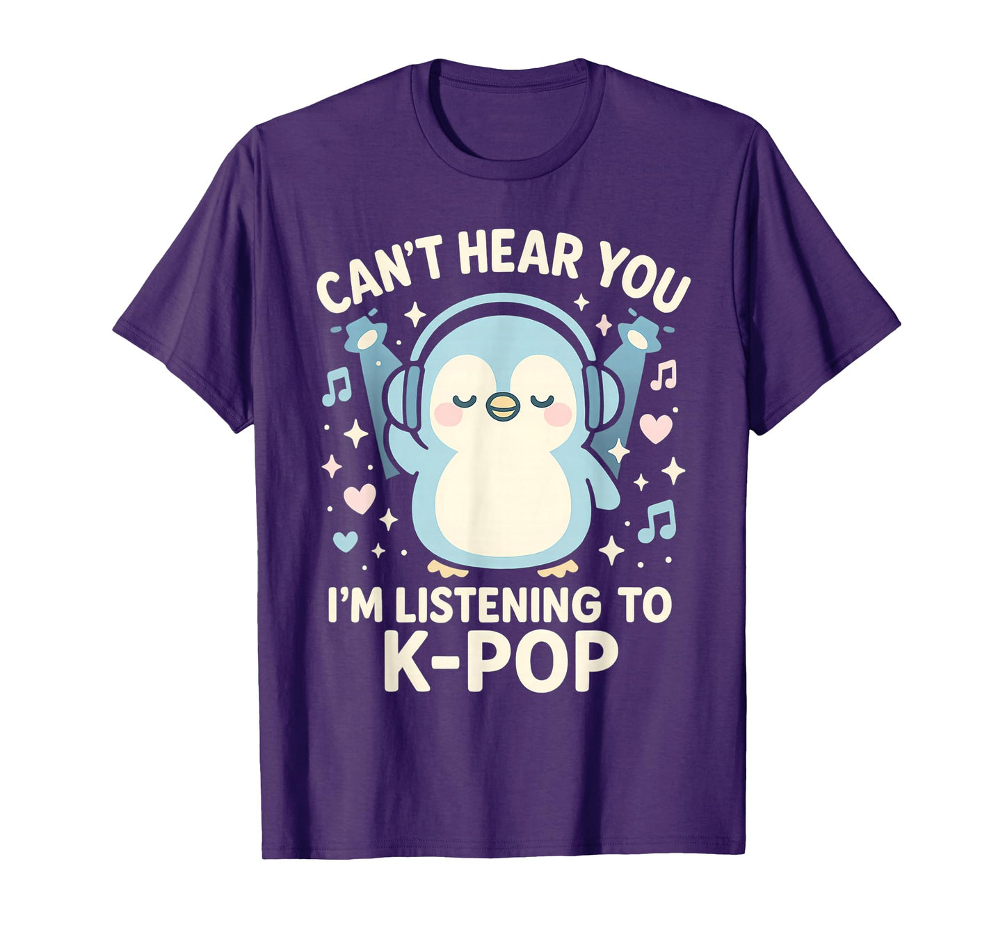 Kpop Penguin Pastel Kawaii Concert Anime Style T-Shirt