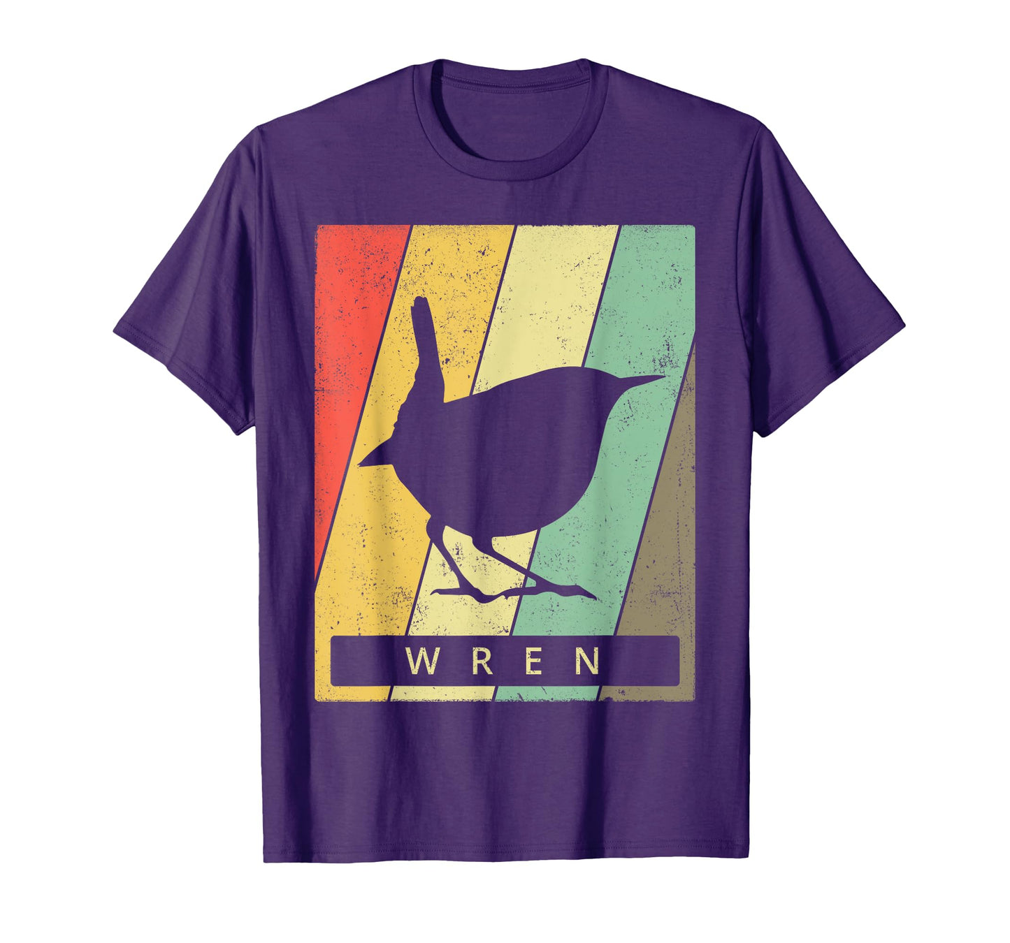 Wren Bird Lover Vintage Retro Animal T-Shirt