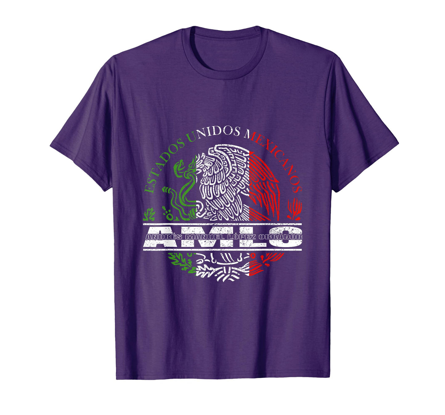 AMLO Aguila Mexicana Tricolor Mexican Eagle T-Shirt
