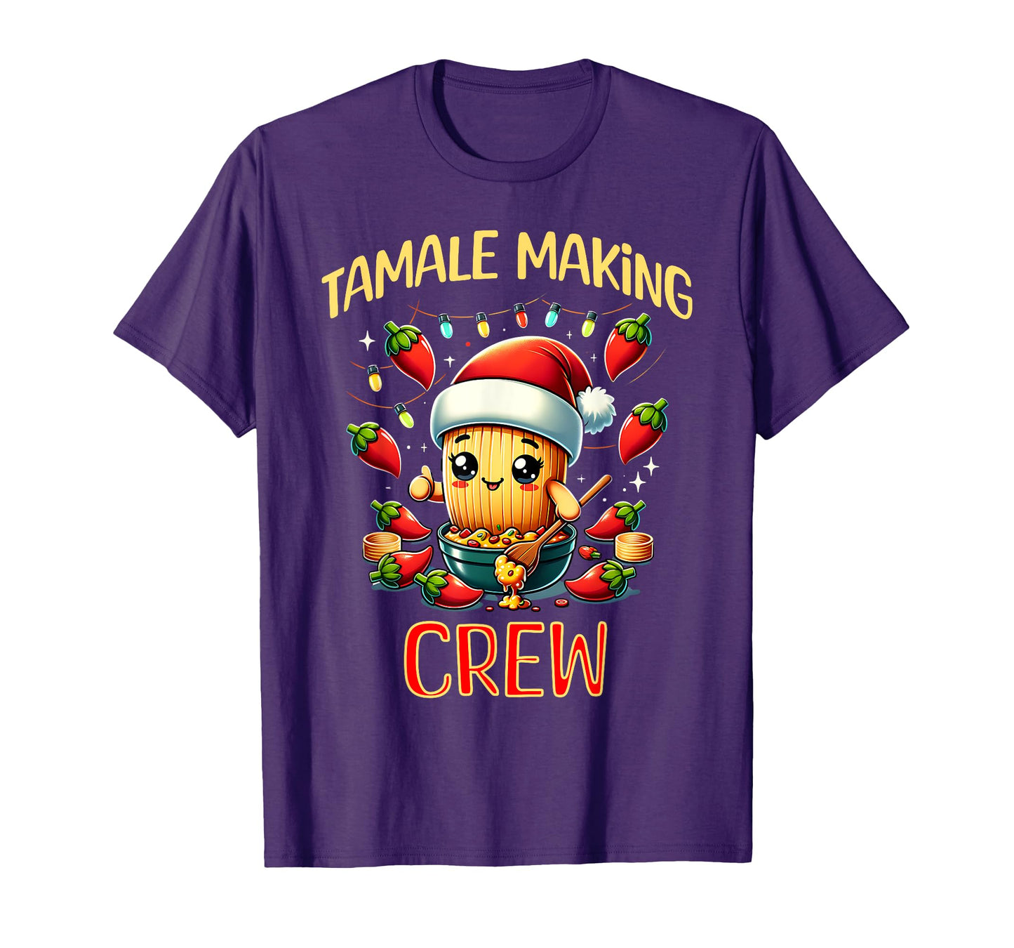 Tamale Making Crew Tamale Season Funny Mexican Christmas T-Shirt