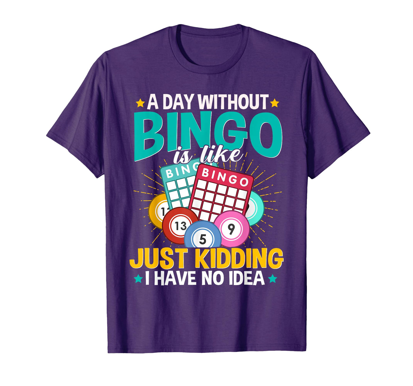 Bingo Lover A Day Without Bingo is Like Vintage Xmas T-Shirt