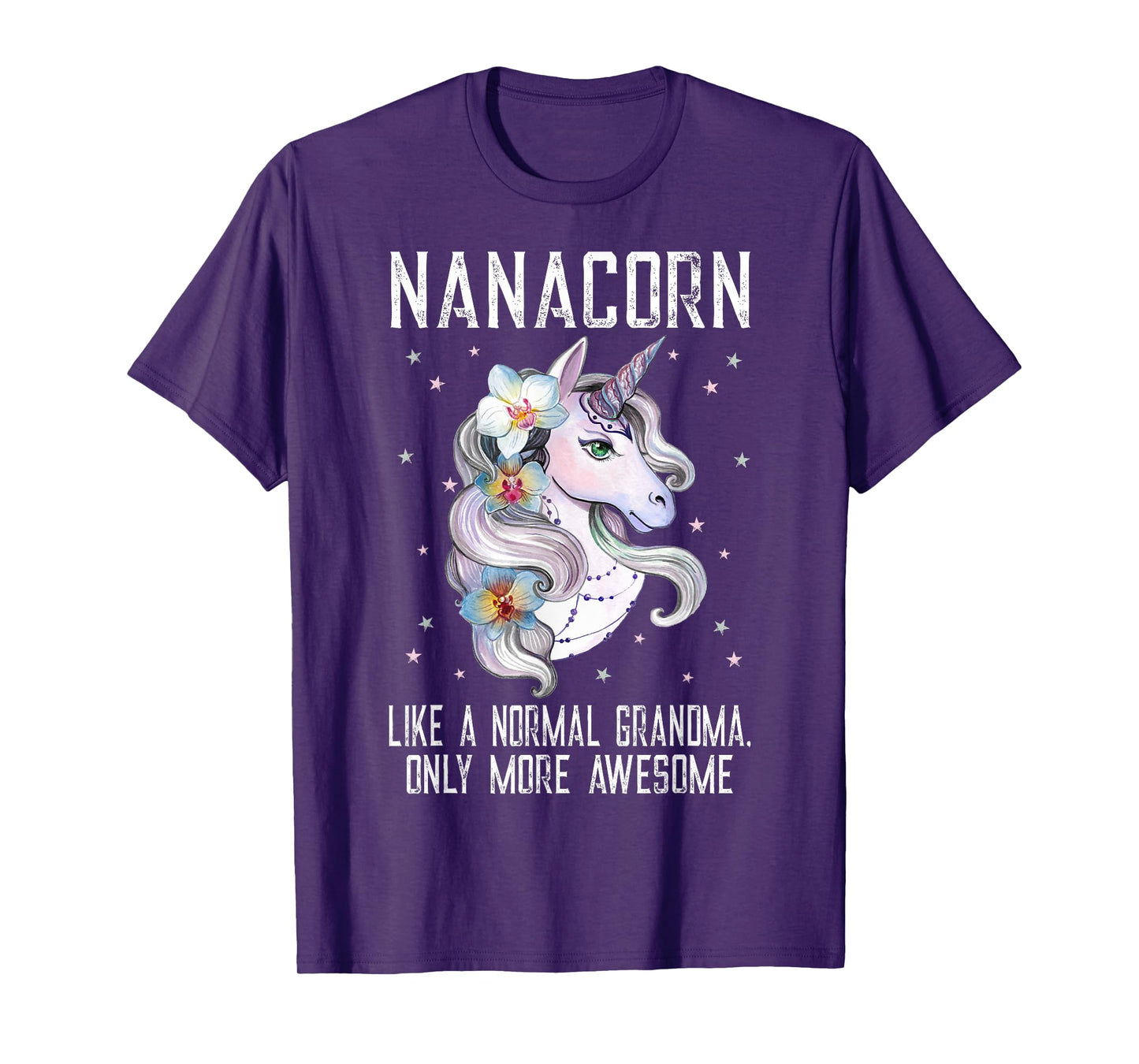 Nanacorn TShirt Cute Unicorn Lover Mother Day Gift Grandma T-Shirt