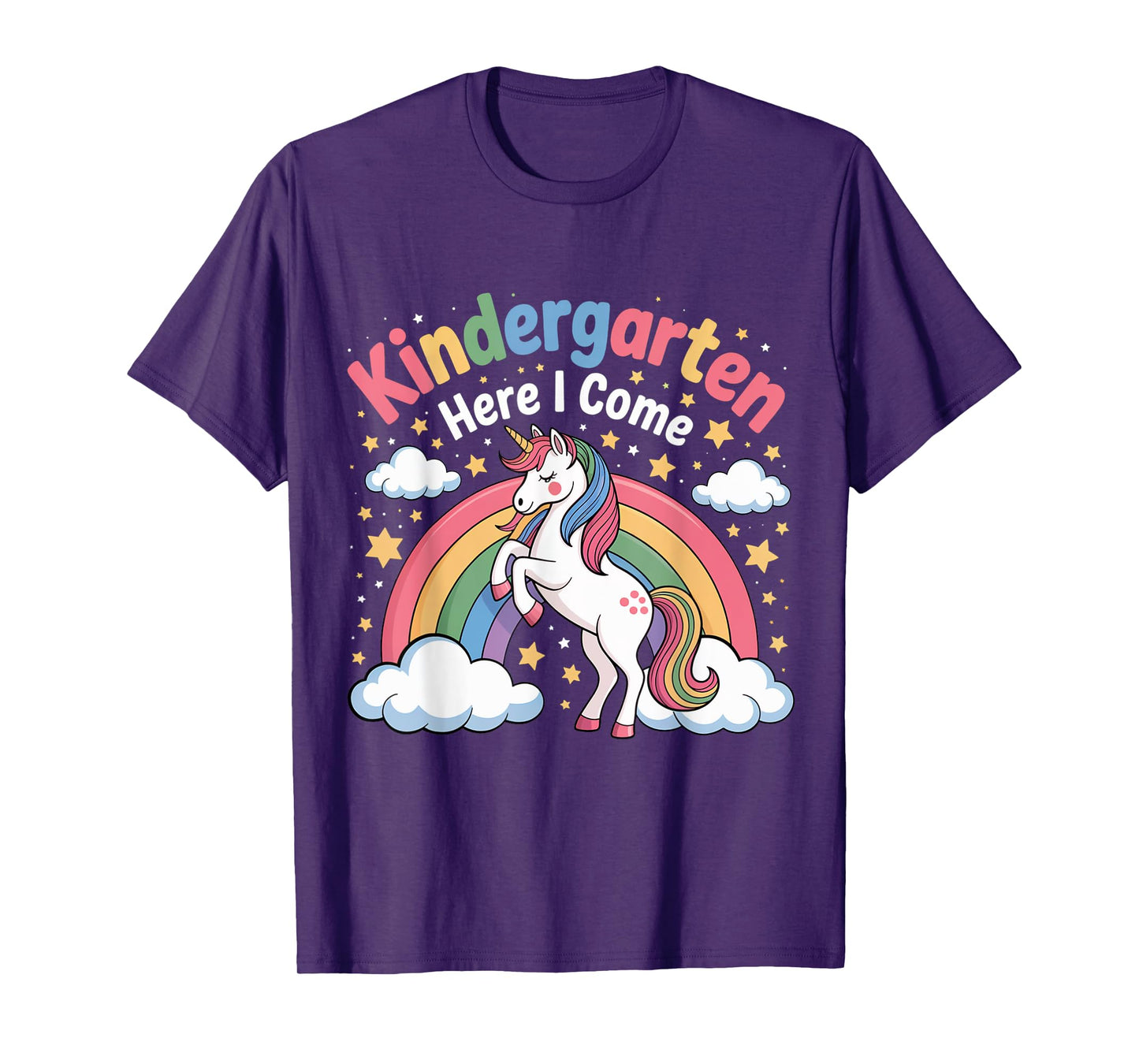 Unicorn Kindergarten Here I come School Kindergarten Girl T-Shirt