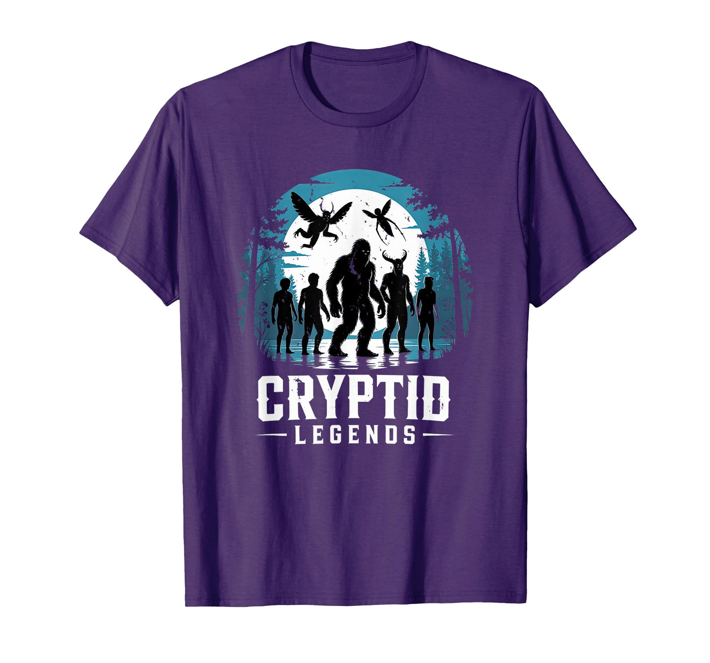 Cryptid legends mothman bigfoot jersey devil chupacabra T-Shirt