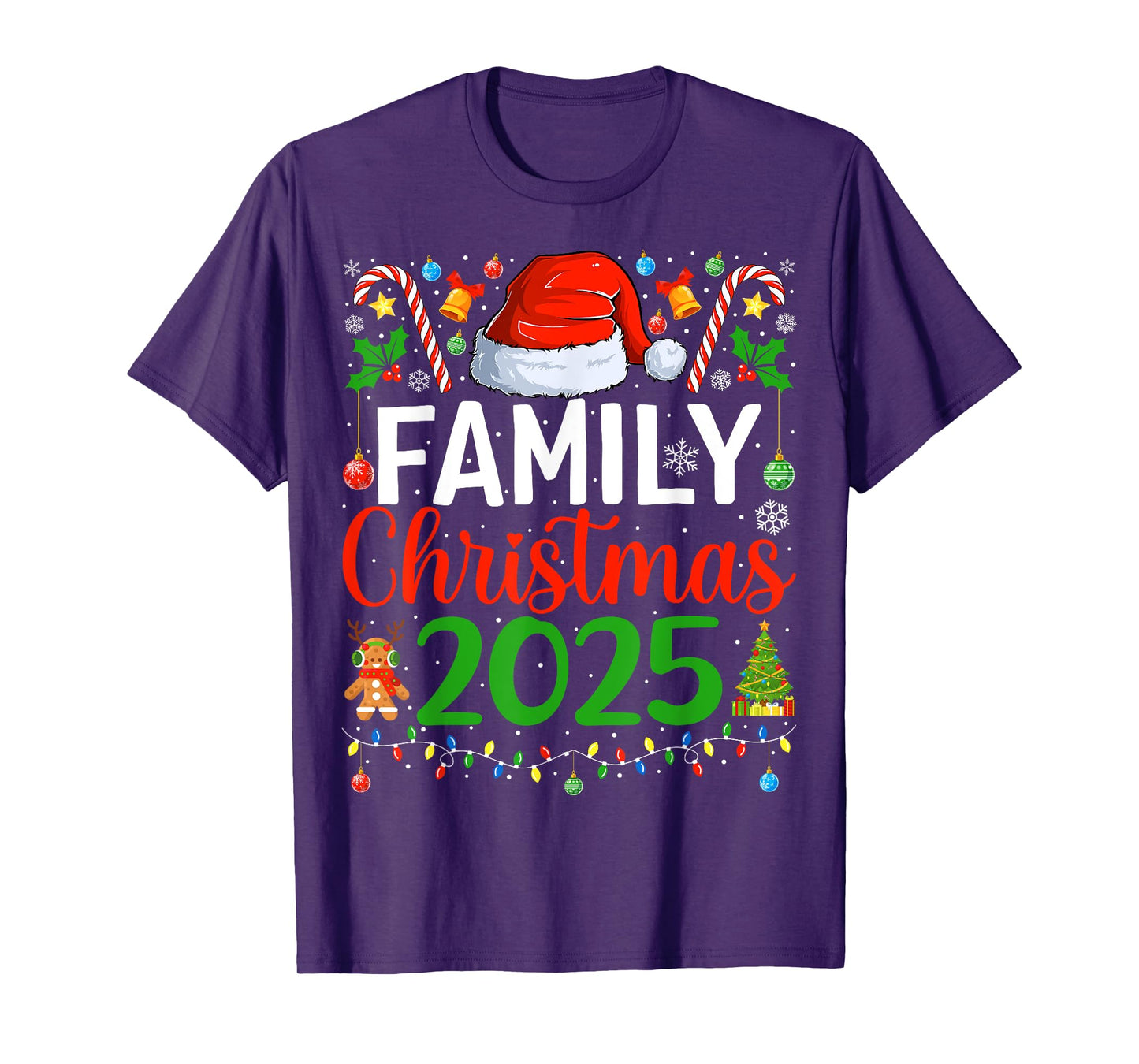Family Christmas 2025 Matching Pajamas Xmas Family Christmas T-Shirt