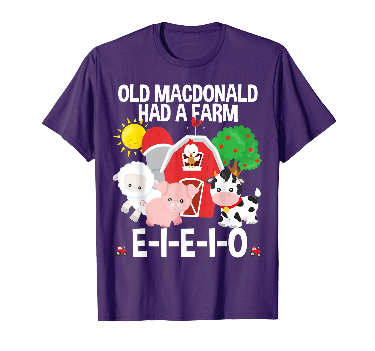 Toddler Kids Old MacDonald Had a Farm E-I-E-I-O Nursery Song T-Shirt