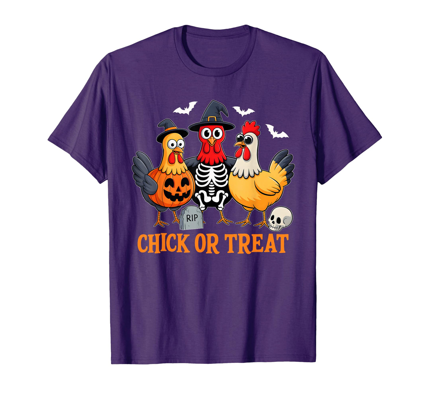 Chick Or Treat Funny Chicken Halloween Costume Chicken Lover T-Shirt