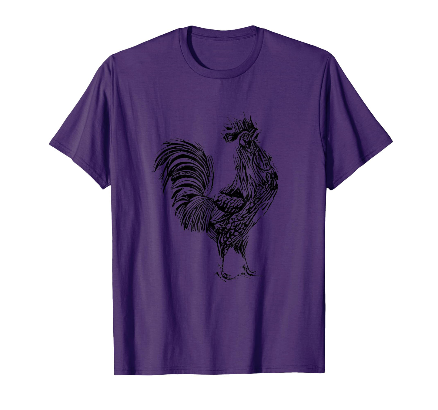 Rooster Chicken Motif Farmer colorful Farm Animals Chickens T-Shirt
