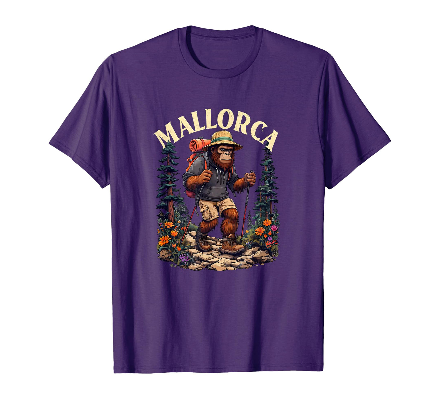 Mallorca Hiking Bigfoot T-Shirt