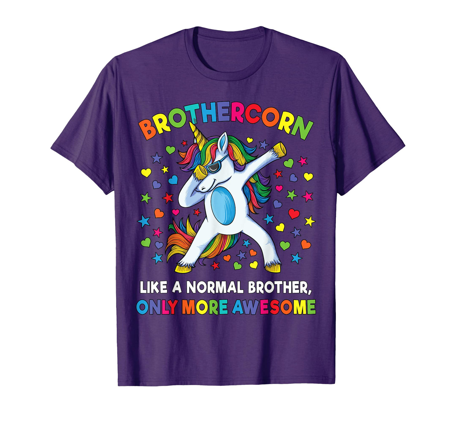 Brothercorn Like A Brother Only Awesome Dabbing Unicorn Men T-Shirt