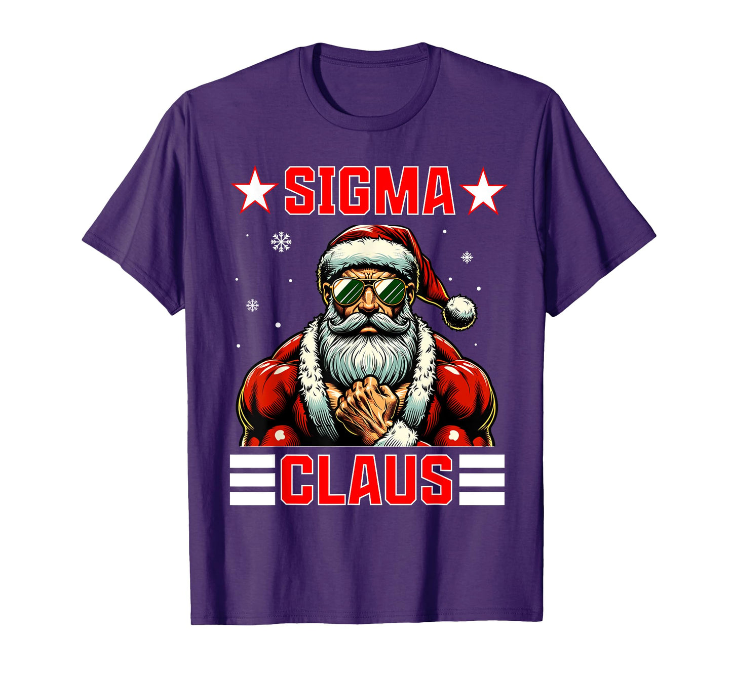 Sigma Claus Funny Christmas Santa Rizz Middle School Kids T-Shirt
