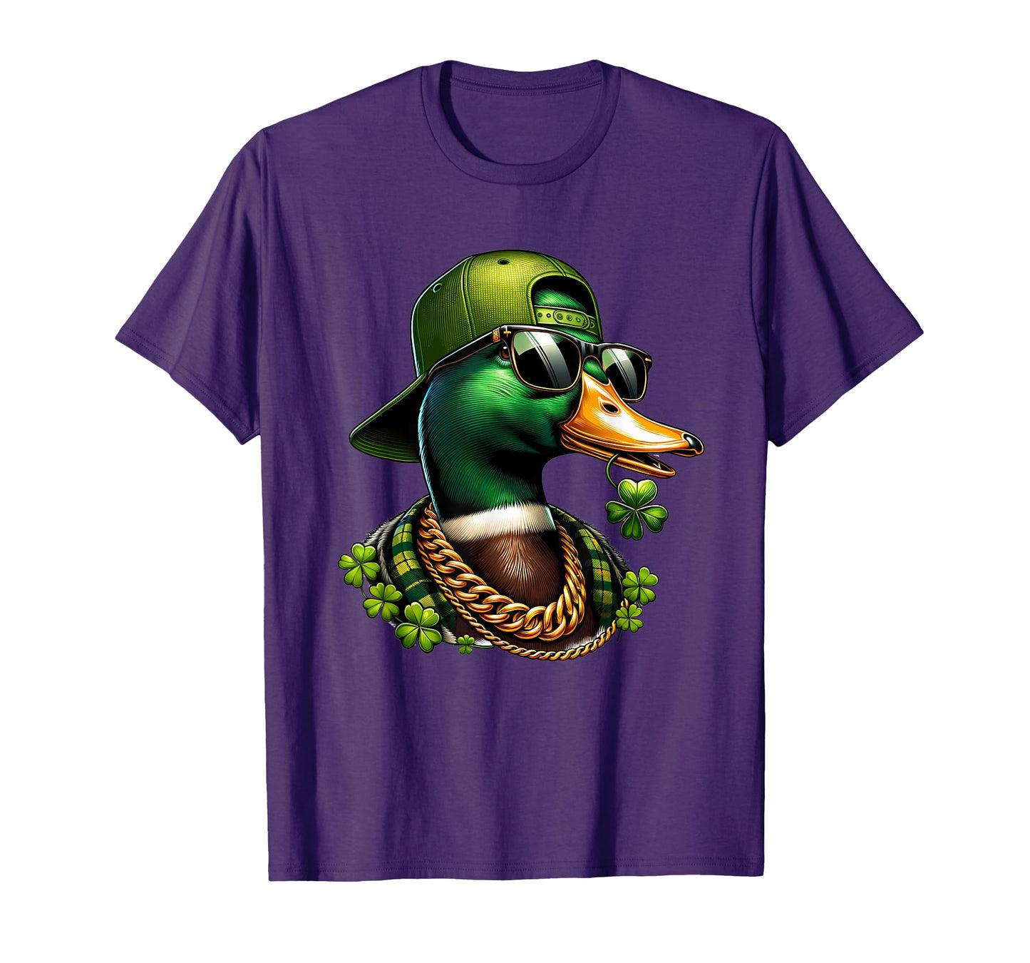 Saint Patricks Call Me Lucky Mallard Duck St Patrick's Day T-Shirt