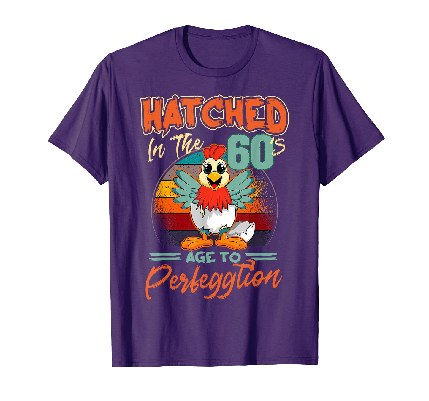 Chicken 60th Birthday Perfeggtion Chick Barnyard Farm Barn T-Shirt