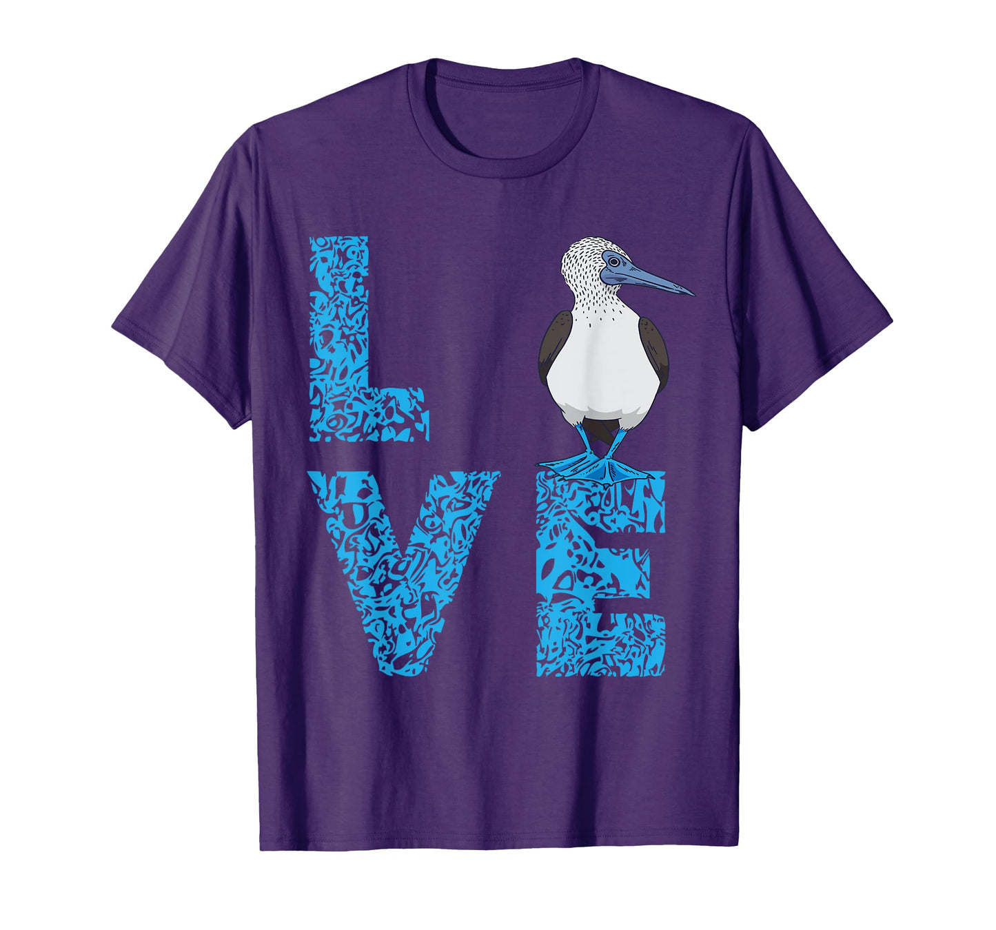 Blue Footed Booby Bird Love Blue Feet Bird Lover Sea Bird T-Shirt