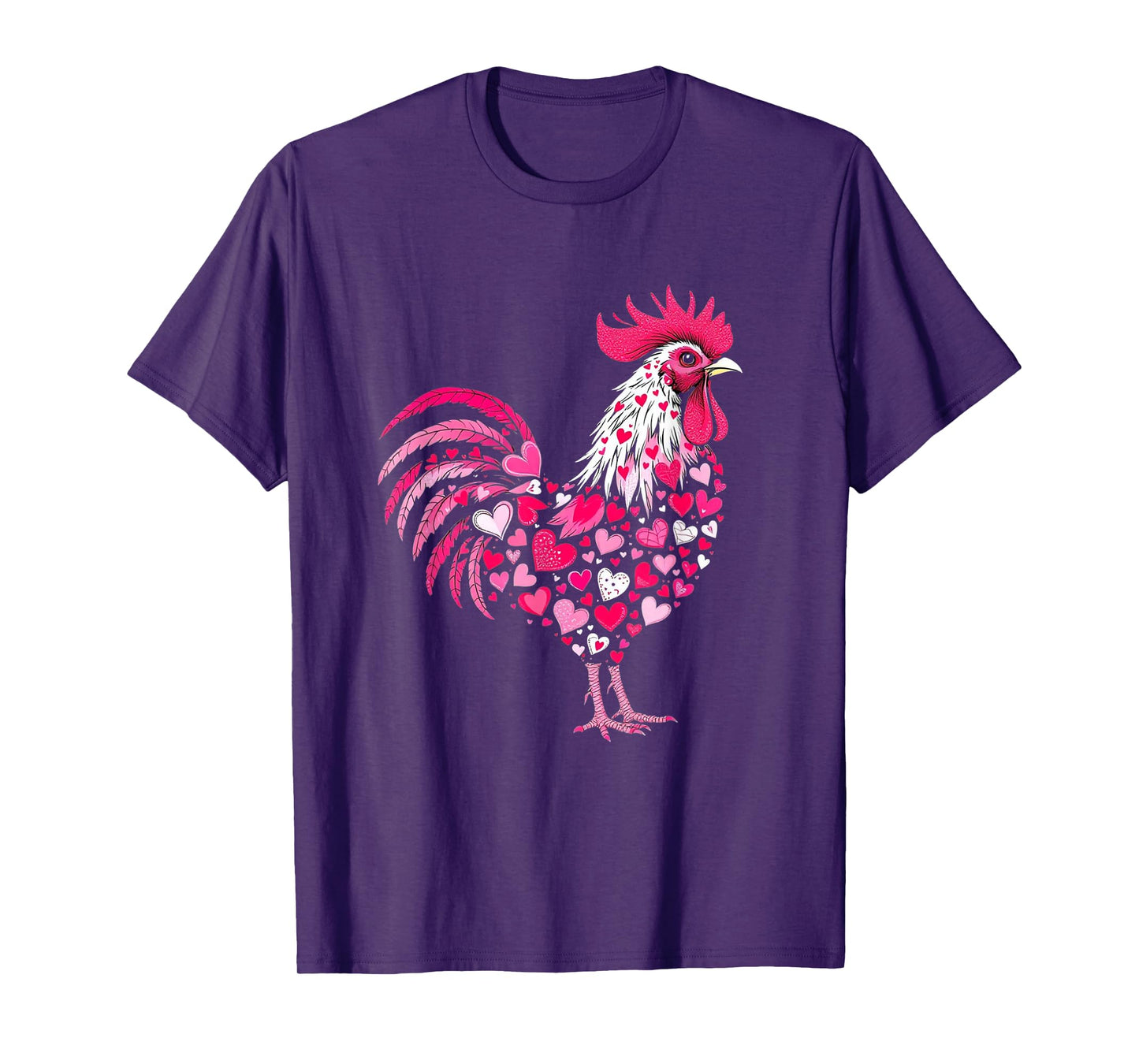 Valentine's Day Love Chickens Heart for farmers T-Shirt
