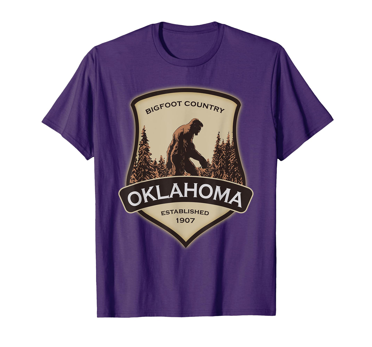 Oklahoma Bigfoot, or a Sasquatch T-Shirt