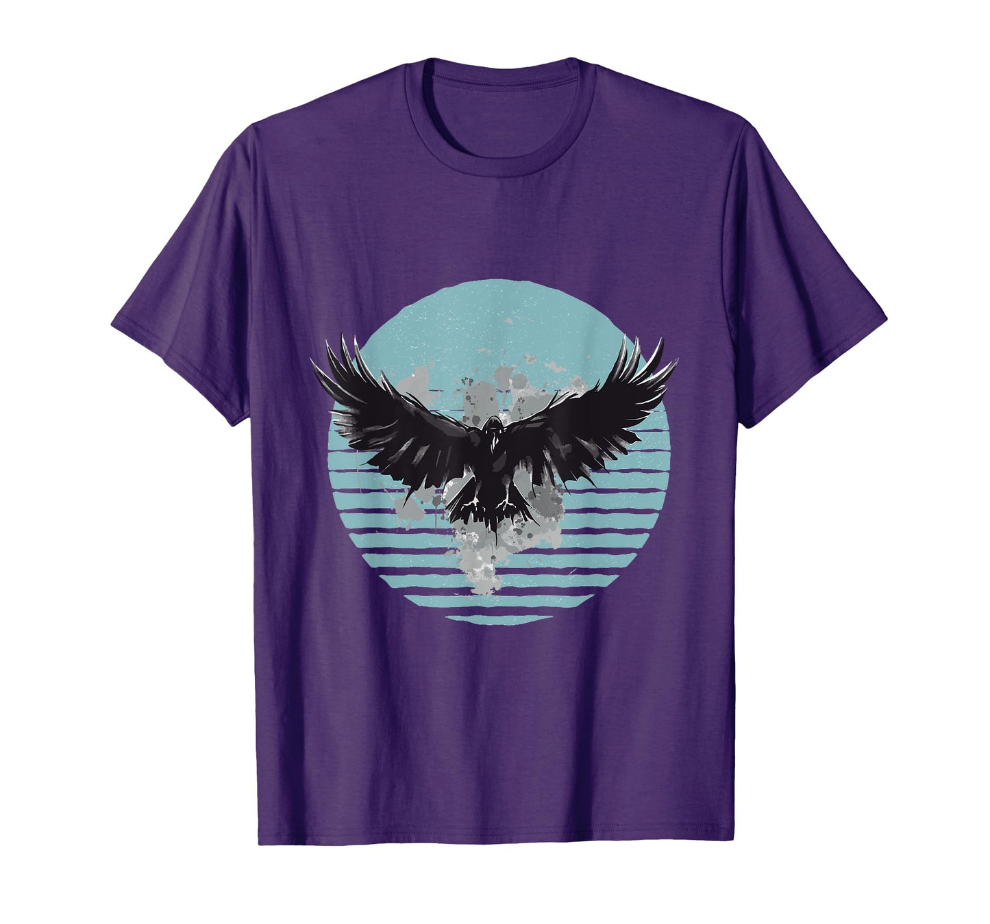 Raven moon Gothic raven Dark nature Mystical bird Raven Art T-Shirt