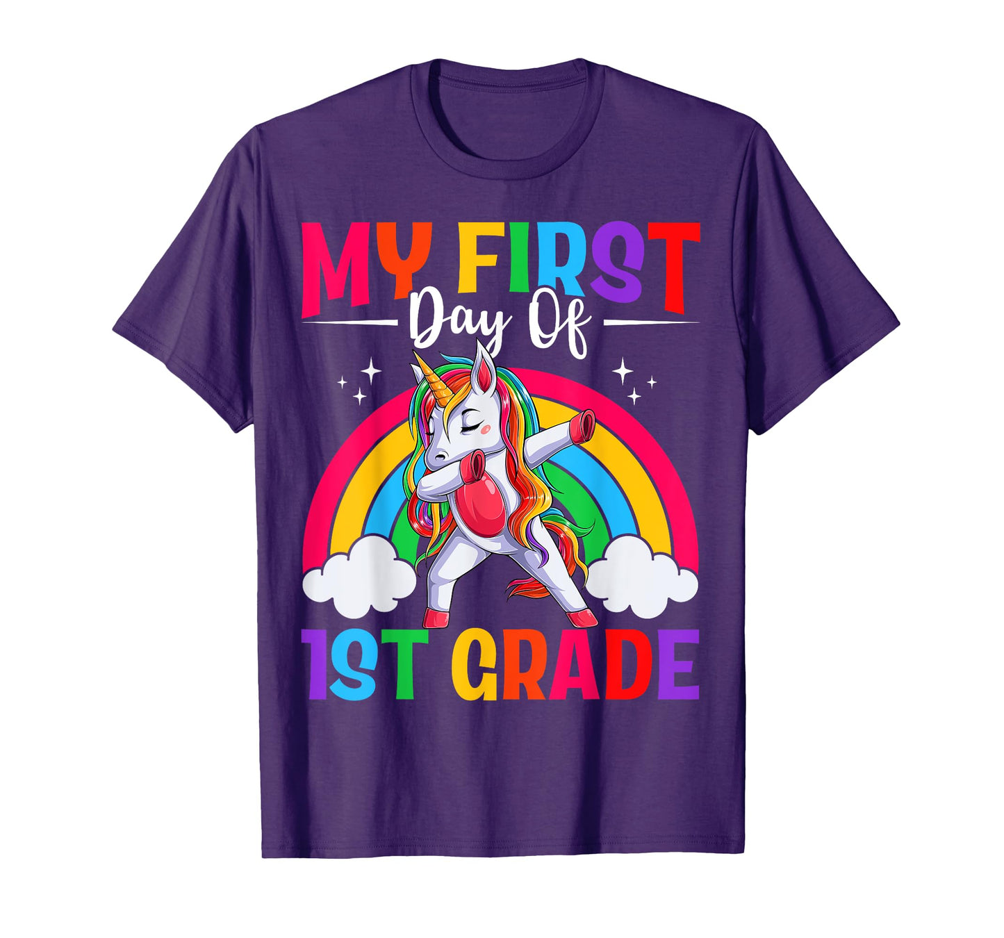 My First Day Of 1st Grade Unicorn First Grade Team Girls T-Shirt
