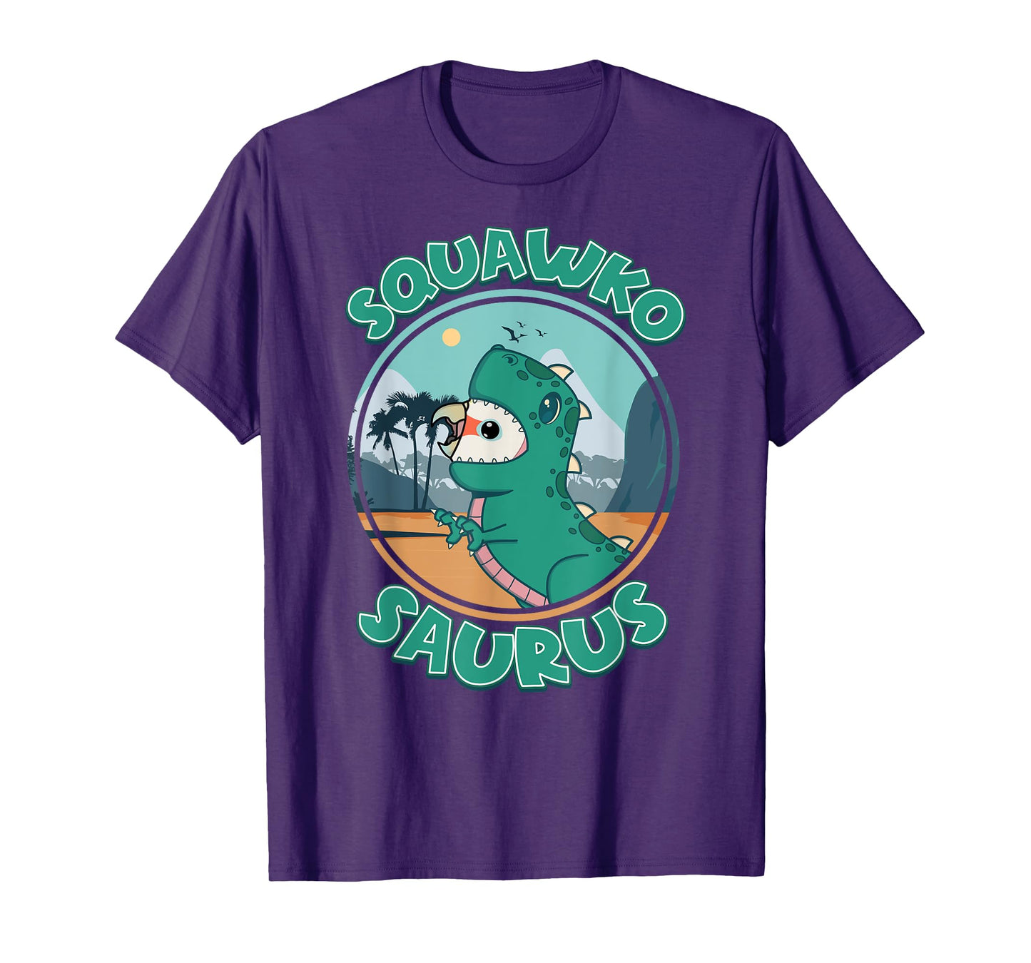 Squawkosaurus T Rex Parrot I Goffins Cockatoo T-Shirt