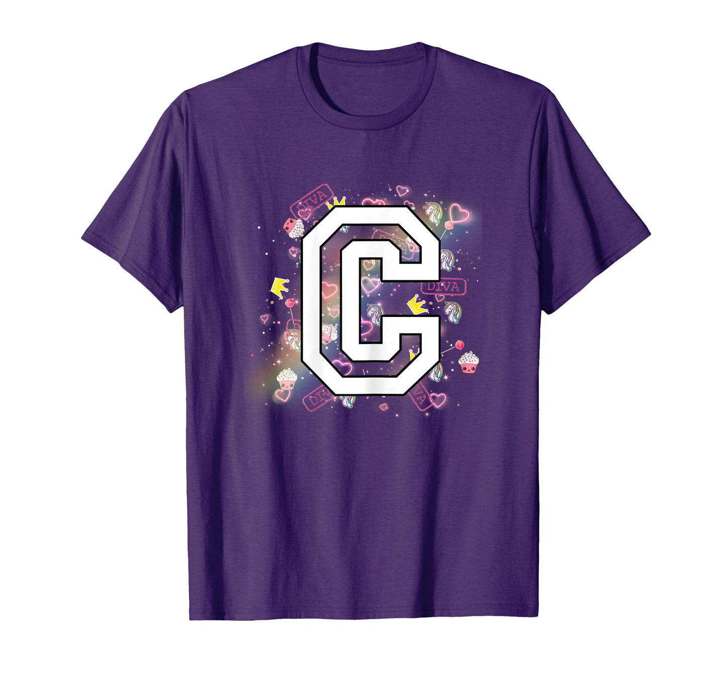 Kids Letter C Clothing For a Girl Who's Name Starts With C T-Shirt