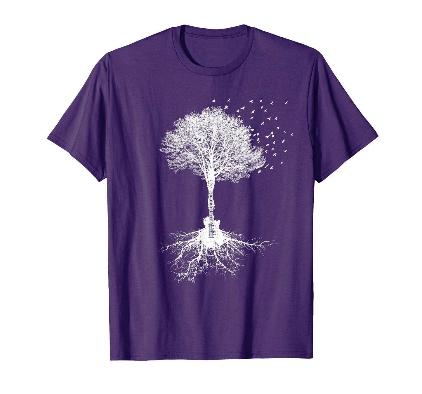 Acoustic Guitar Player Nature Tree, Birthday, Christmas Gift T-Shirt