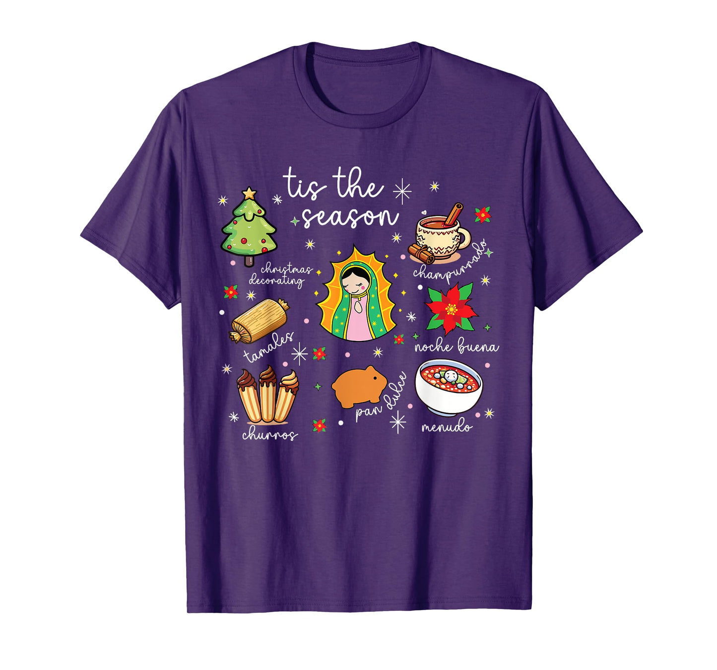 Tis the Season Mexican Christmas Feliz Navidad Xmas Mexican T-Shirt